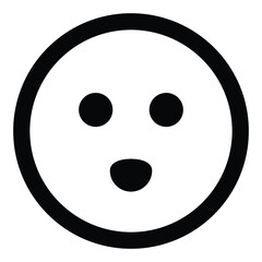 face emoji icon design black