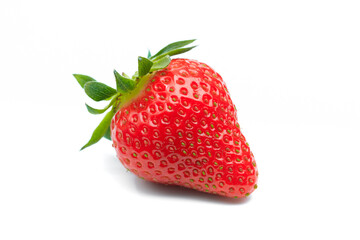 Red berry strawberry isolated on white background- Image