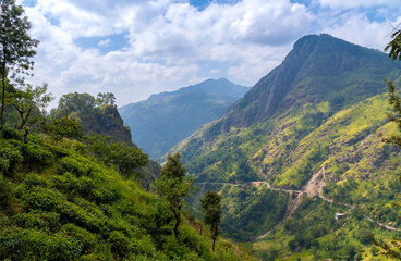 Fototapeta na wymiar Little Adam's Peak in Ella Sri Lanka