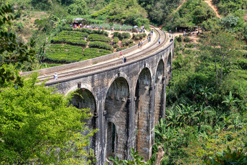 Nine Arch Bridge in Ella auf Sri Lanka