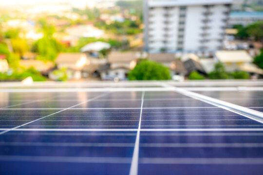 Close-up solar panels, clean energy, photovoltaic, renewable, renewable energy.