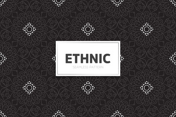 Seamless tribal texture geometric design