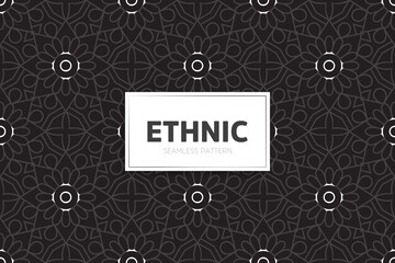 Seamless tribal texture geometric design