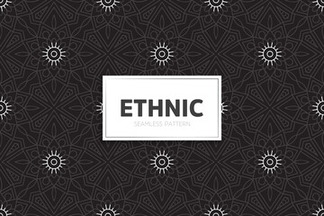 Seamless tribal texture geometric design