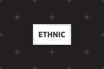 Obraz premium Seamless tribal texture geometric design