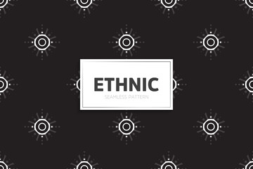 Seamless tribal texture geometric design