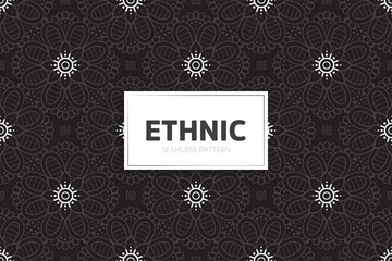 Seamless tribal texture geometric design