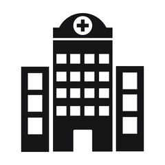 hospital building icons . hospital building pack symbol vector elements for infographic web.