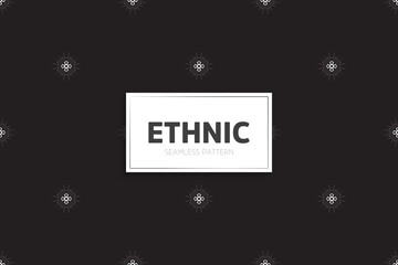 Seamless tribal texture geometric design