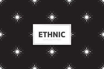 Seamless tribal texture geometric design