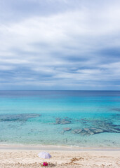 Obraz premium Beach of Santo Tomás, island of Menorca
