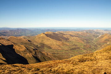 Landscape of the Cantabrian Mountains in Espinosa de los Monteros