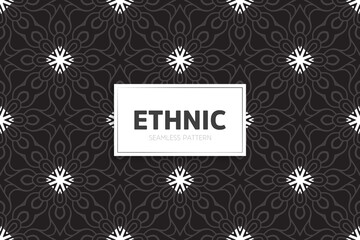 Seamless tribal texture geometric design