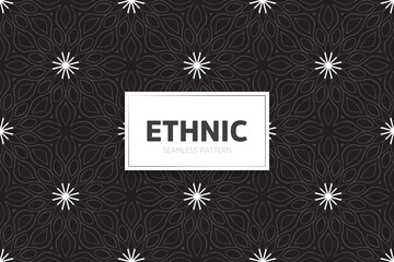 Seamless tribal texture geometric design