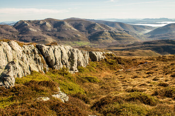 Landscape of the Cantabrian Mountains in Espinosa de los Monteros