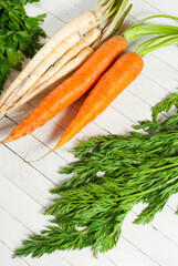 Carrot and turnip