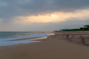 Fototapeta premium Tangalle am Strand von Sri Lanka 