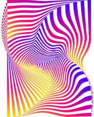 Modern colorful flow poster. Wave Liquid shape in rainbow color reflects flare background. Art design for your design project. Vector illustration EPS10 or booklet layout, wellness leaflet, newsletter