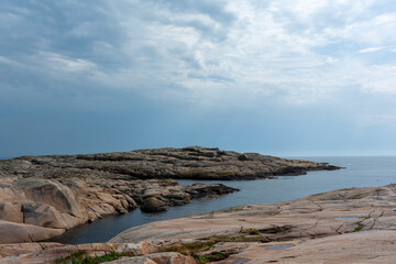 Fototapeta na wymiar Hallo Island and Rocks, Sweden
