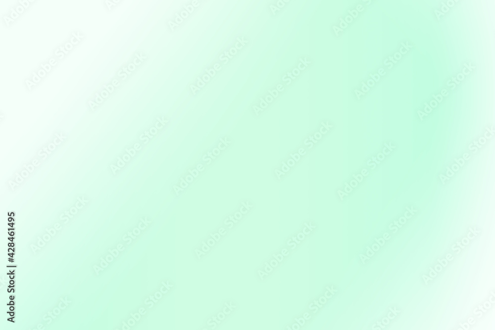Wall mural gradient with green color. modern texture background, degrading fragments, smooth shape transition a