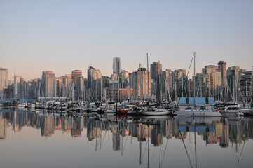 Fototapeta na wymiar Downtown Vancouver skyline, British Columbia, Canada