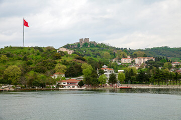 yoros castle in the forest in Istanbul