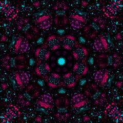 An abstract circular mandala pattern background image.