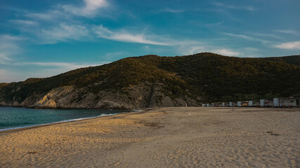 view of the sea, Kalamitsi in Greece