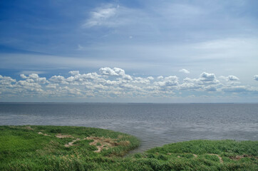 Steppe on the banks of the Volga
