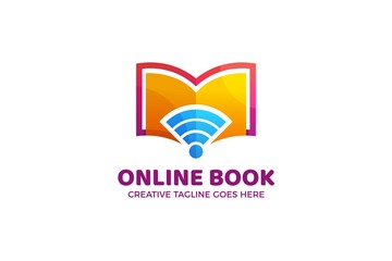 Online Book Logo Template