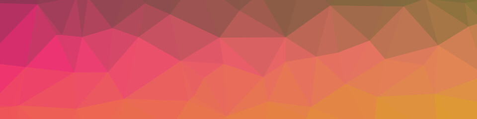 Abstract color Low-Polygones Generative Art background illustration