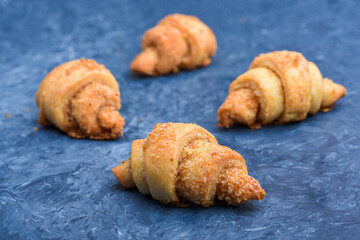 Croissants with nut filling