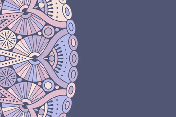 ornamental simple background colorful template