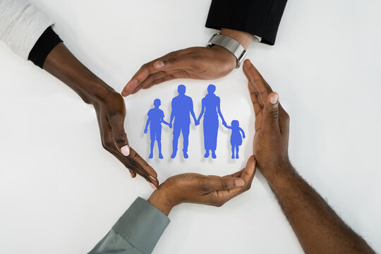 African Business Team Family Life Insurance