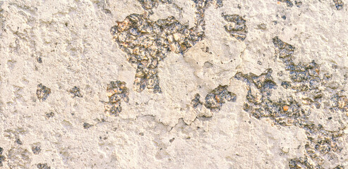 Abstract concrete background - in the form of a old rough scuffed wall, closeup