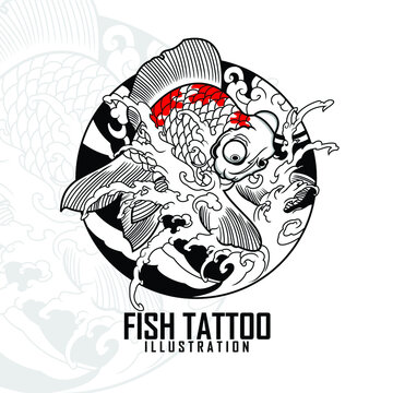 TATTOO FISH ILLUSTRATION