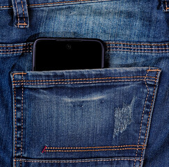 Smartphone in your jeans pocket