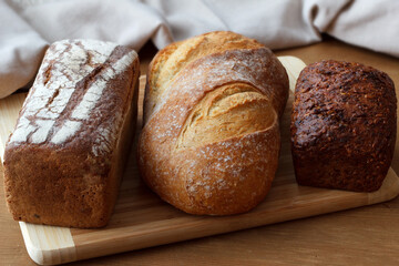 Different types of bread