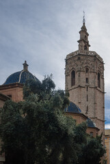 Fototapeta na wymiar Miguelete. Cathedral of the city of Valencia. Spain