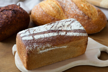 Different types of bread