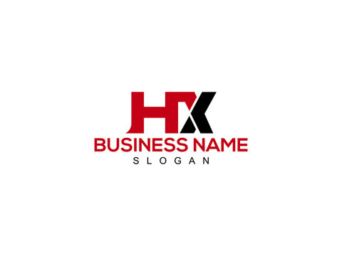 Letter HX Logo, hx logo icon vector for business