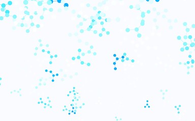 Light BLUE vector texture with artificial intelligence concept.