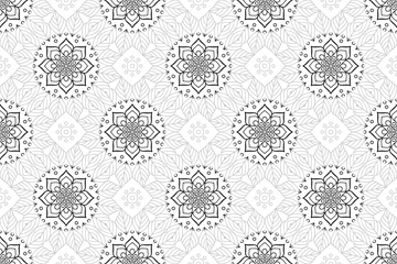 Keuken spatwand met foto Islamic Ornament Pattern. Vintage decorative elements © lovelymandala