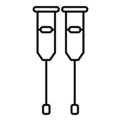 Special education icon, outline style