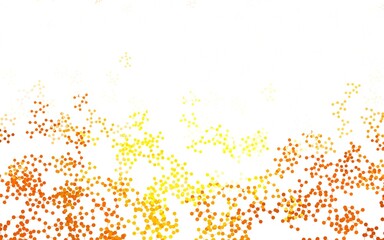 Light Orange vector backdrop with artificial intelligence data.