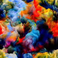 Obraz na płótnie Canvas Colors of Rainbow Clouds