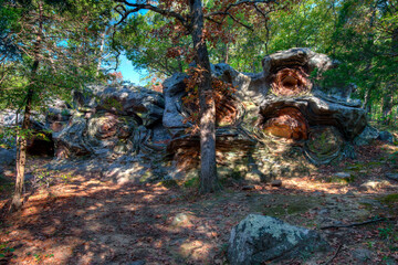 strange rock formations