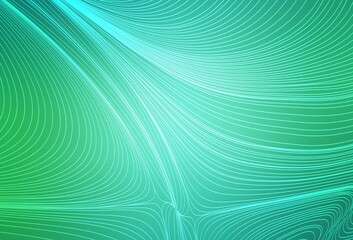 Light Green vector background with stright stripes.