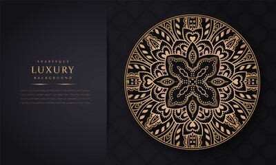 Abstract beautiful mandala design background for greeting card, invitation and background many template Luxury ornamental mandala design background with golden arabesque arabic islamic