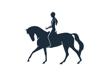 Obraz na płótnie Canvas Equestrian sport banner for website